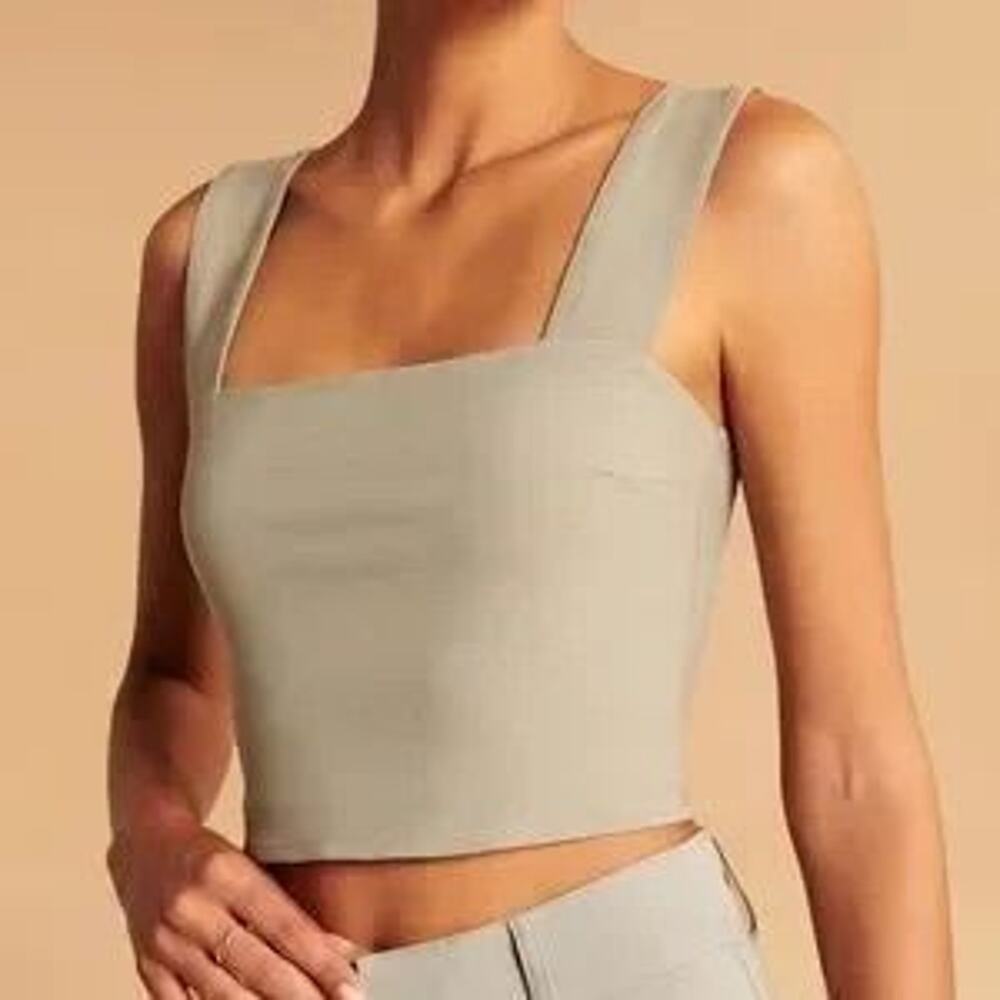 Abercrombie Wise Strap Crop Tank Adjustable Sz Small